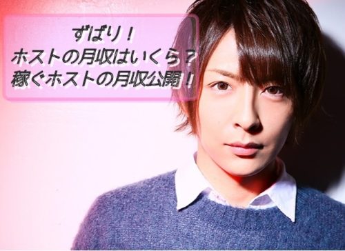 ずばり！ホストの月収はいくら？平均的に月100万円を稼げない現実！トップは月収600万円以上！